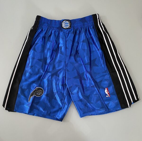 Short Bermuda Basquete NBA Orlando Magic - Shaquille O'Neal 32 - Classic 2000-01 - Reebok - Azul - Imagem 12