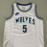 Camiseta Regata NBA Minnesota Timberwolves - Anthony Edwards 5 - Classic Edition Swingman Branca 2024 Nike - Imagem 19