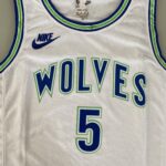 Camiseta Regata NBA Minnesota Timberwolves - Anthony Edwards 5 - Classic Edition Swingman Branca 2024 Nike - Imagem 20