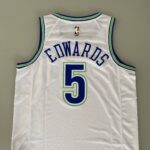 Camiseta Regata NBA Minnesota Timberwolves - Anthony Edwards 5 - Classic Edition Swingman Branca 2024 Nike - Imagem 29