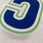 Camiseta Regata NBA Minnesota Timberwolves - Anthony Edwards 5 - Classic Edition Swingman Branca 2024 Nike - Imagem 32