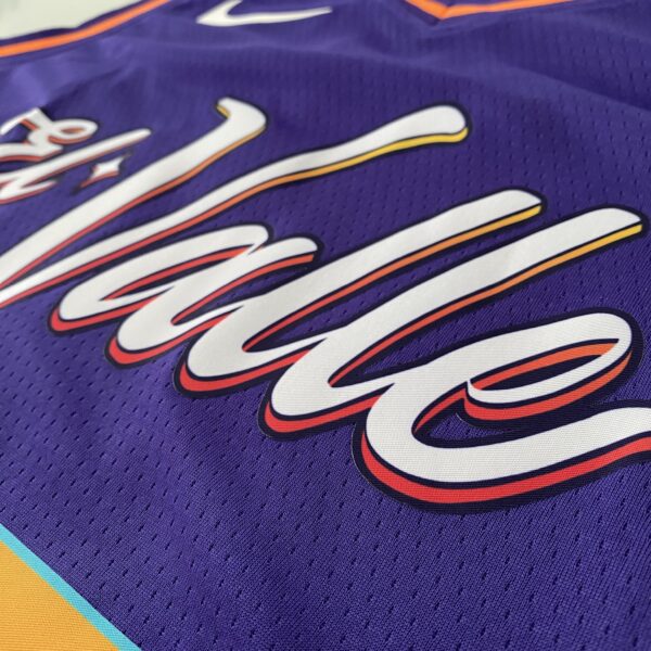 Camiseta Regata NBA Phoenix Suns Swingman Jersey - Kevin Durant 35 - City Edition Roxa 2024 Nike - Imagem 27