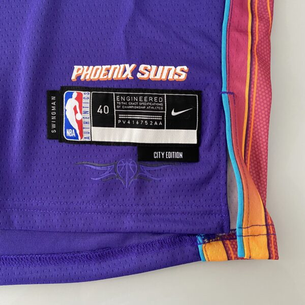 Camiseta Regata NBA Phoenix Suns Swingman Jersey - Kevin Durant 35 - City Edition Roxa 2024 Nike - Imagem 28