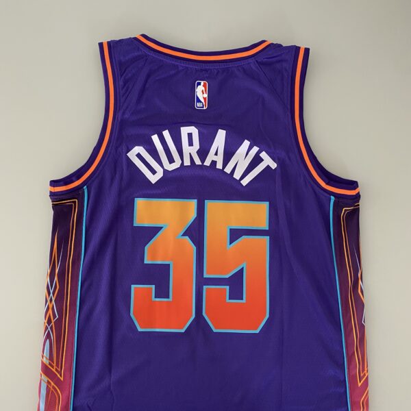 Camiseta Regata NBA Phoenix Suns Swingman Jersey - Kevin Durant 35 - City Edition Roxa 2024 Nike - Imagem 32