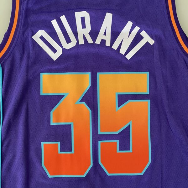 Camiseta Regata NBA Phoenix Suns Swingman Jersey - Kevin Durant 35 - City Edition Roxa 2024 Nike - Imagem 33