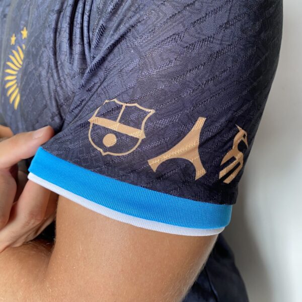 Camisa Argentina 2024 Versão Jogador - Lionel Messi 10 - Edição Especial GOAT - Preta - Imagem 6