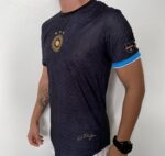 Camisa Argentina 2024 Versão Jogador - Lionel Messi 10 - Edição Especial GOAT - Preta - Imagem 8