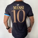 Camisa Argentina 2024 Versão Jogador - Lionel Messi 10 - Edição Especial GOAT - Preta - Imagem 14
