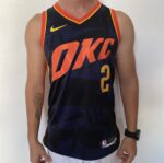 Camiseta Regata Basquete NBA Oklahoma City Thunder - 2 Shai Gilgeous-Alexander - City Edition 2024 Nike