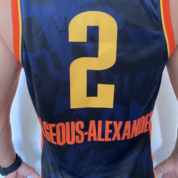 Camiseta Regata Basquete NBA Oklahoma City Thunder - 2 Shai Gilgeous-Alexander - City Edition 2024 Nike - Imagem 15