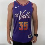 Camiseta Regata NBA Phoenix Suns Swingman Jersey - Kevin Durant 35 - City Edition Roxa 2024 Nike