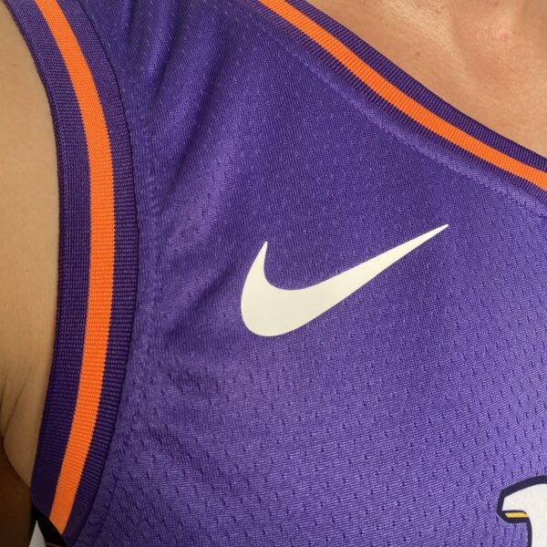 Camiseta Regata NBA Phoenix Suns Swingman Jersey - Kevin Durant 35 - City Edition Roxa 2024 Nike - Imagem 4