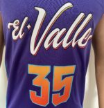 Camiseta Regata NBA Phoenix Suns Swingman Jersey - Kevin Durant 35 - City Edition Roxa 2024 Nike - Imagem 6