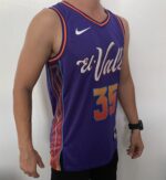 Camiseta Regata NBA Phoenix Suns Swingman Jersey - Kevin Durant 35 - City Edition Roxa 2024 Nike - Imagem 10