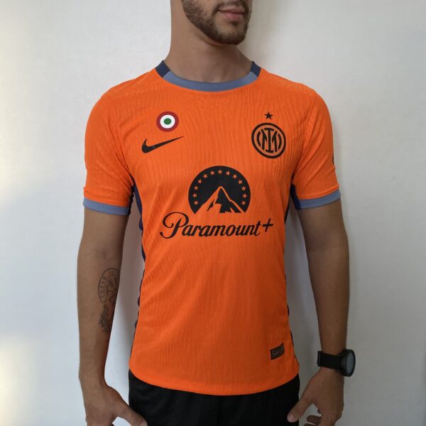 Camisa Inter de Milão Versão Jogador 2024 Laranja Nike - Imagem 2