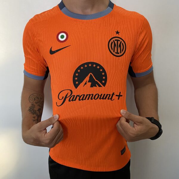 Camisa Inter de Milão Versão Jogador 2024 Laranja Nike - Imagem 10