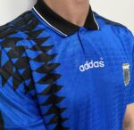 Camisa Retrô Clássica Seleção Argentina - Adidas Masculina - Azul Marinho Preta - 1994 - Imagem 7