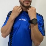 Camisa Retrô Clássica Seleção Argentina - Adidas Masculina - Azul Marinho Preta - 1994 - Imagem 8