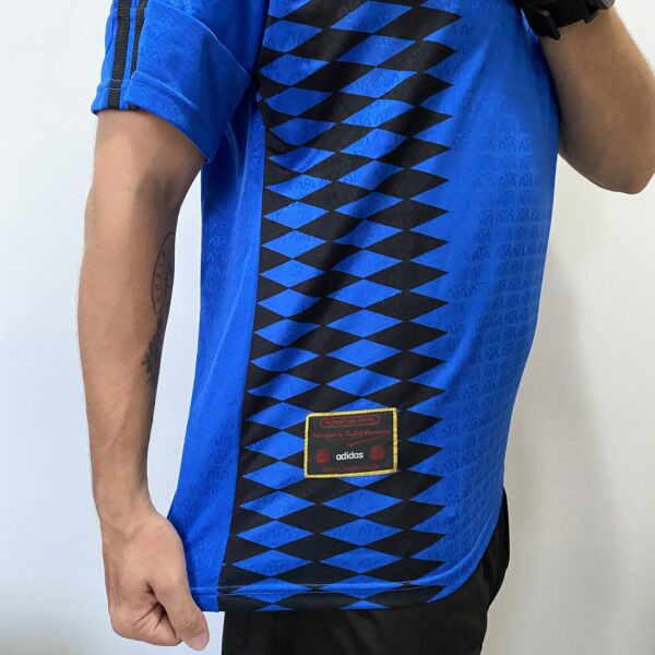 Camisa Retrô Clássica Seleção Argentina - Adidas Masculina - Azul Marinho Preta - 1994 - Imagem 17