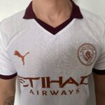 Camisa Manchester City Away 2024 Versão Jogador Branca Puma - Imagem 3