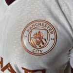 Camisa Manchester City Away 2024 Versão Jogador Branca Puma - Imagem 5