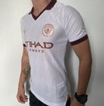 Camisa Manchester City Away 2024 Versão Jogador Branca Puma - Imagem 12