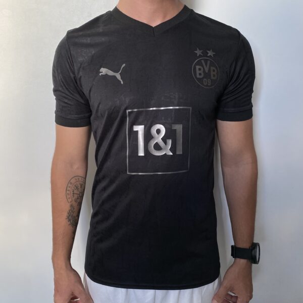Camisa Borussia Dortmund Versão Jogador 2023-2024 All Black - Edição Especial Preta - Puma - Imagem 1