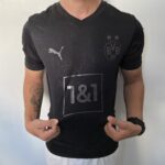 Camisa Borussia Dortmund Versão Jogador 2023-2024 All Black - Edição Especial Preta - Puma - Imagem 11