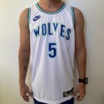 Camiseta Regata NBA Minnesota Timberwolves - Anthony Edwards 5 - Classic Edition Swingman Branca 2024 Nike
