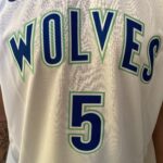 Camiseta Regata NBA Minnesota Timberwolves - Anthony Edwards 5 - Classic Edition Swingman Branca 2024 Nike - Imagem 4