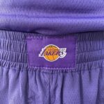 Short Bermuda NBA Los Angeles Lakers Statement Edition Roxa 2021 Jordan - Imagem 8