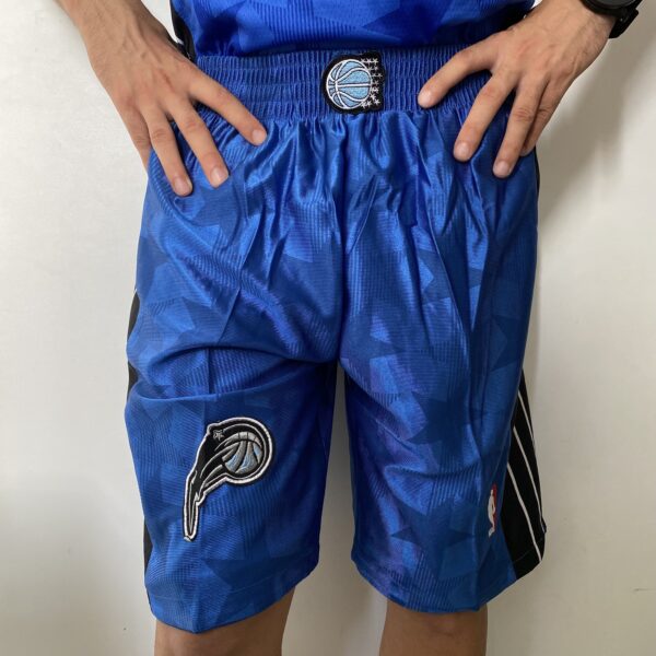 Short Bermuda Basquete NBA Orlando Magic - Shaquille O'Neal 32 - Classic 2000-01 - Reebok - Azul - Imagem 1