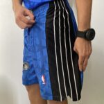 Short Bermuda Basquete NBA Orlando Magic - Shaquille O'Neal 32 - Classic 2000-01 - Reebok - Azul - Imagem 3