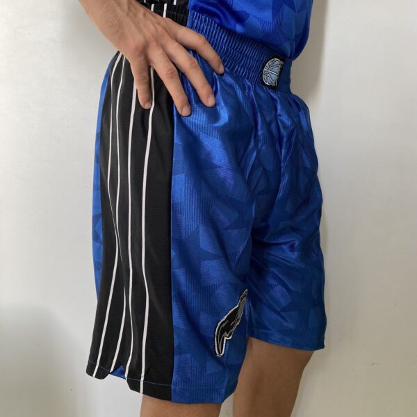 Short Bermuda Basquete NBA Orlando Magic - Shaquille O'Neal 32 - Classic 2000-01 - Reebok - Azul - Imagem 4