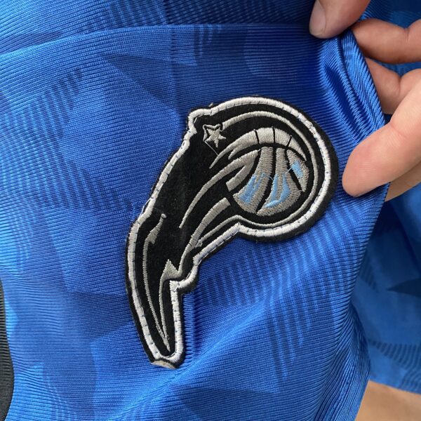 Short Bermuda Basquete NBA Orlando Magic - Shaquille O'Neal 32 - Classic 2000-01 - Reebok - Azul - Imagem 8