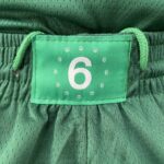 Short Bermuda Basquete NBA Swingman Boston Celtics City Edition Verde Dourada - Versão Especial - Bill Russell 2023 - Imagem 3