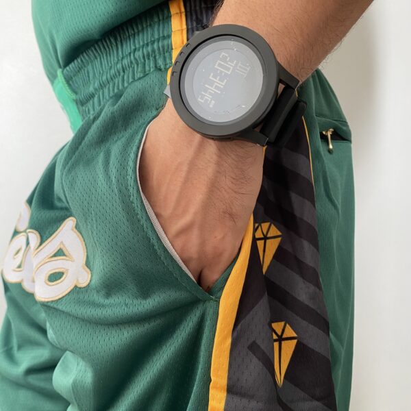 Short Bermuda Basquete NBA Swingman Boston Celtics City Edition Verde Dourada - Versão Especial - Bill Russell 2023 - Imagem 7