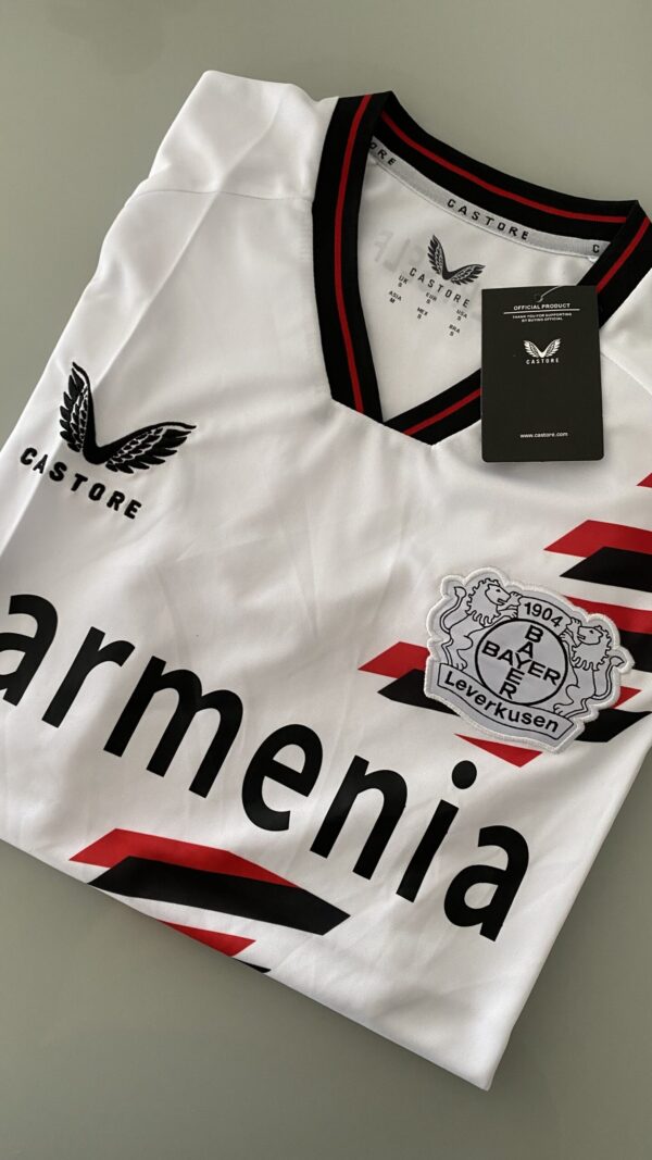 Camisa Bayer Leverkusen Away - Versão Torcedor 2024 - Branca - Castore - Imagem 18