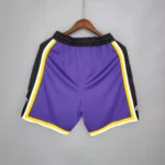 Short Bermuda NBA Los Angeles Lakers Statement Edition Roxa 2021 Jordan - Imagem 12