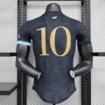 Camisa Argentina 2024 Versão Jogador - Lionel Messi 10 - Edição Especial GOAT - Preta - Imagem 19