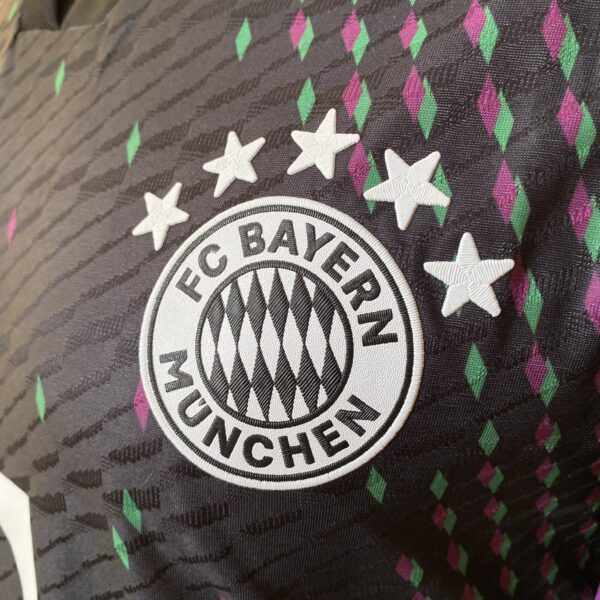 Camisa Bayern Munique Away Jogador 2024 Adidas Preta - Imagem 4