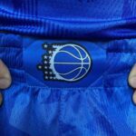 Short Bermuda Basquete NBA Orlando Magic Classic Edition 2023 - Azul Nike - Imagem 7