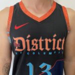 Camiseta Regata NBA Swingman Washington Wizards - Jordan Poole 13 - City Edition - 2024 Preta Nike - Imagem 2