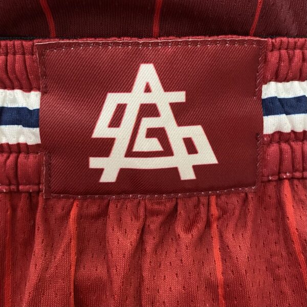 Kit Conjunto Camiseta Regata e Bermuda Short Basquete NBA All-Star Game Time Oeste 23 LeBron James Statement Edition Jordan Vermelho 2024 - Imagem 14