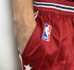 Kit Conjunto Camiseta Regata e Bermuda Short Basquete NBA All-Star Game Time Oeste 23 LeBron James Statement Edition Jordan Vermelho 2024 - Imagem 15