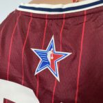 Kit Conjunto Camiseta Regata e Bermuda Short Basquete NBA All-Star Game Time Oeste 23 LeBron James Statement Edition Jordan Vermelho 2024 - Imagem 25