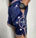 Kit Conjunto Camiseta Regata e Bermuda Short  Basquete NBA All-Star Game Time Leste 34 Giannis Antetokounmpo Statement Edition Jordan Azul 2024 - Imagem 13