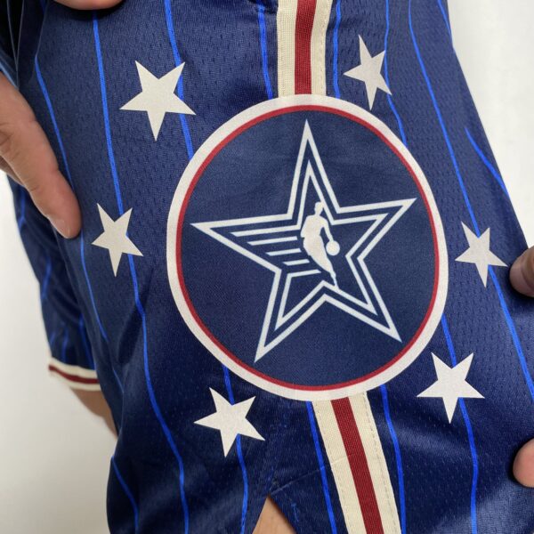 Kit Conjunto Camiseta Regata e Bermuda Short  Basquete NBA All-Star Game Time Leste 34 Giannis Antetokounmpo Statement Edition Jordan Azul 2024 - Imagem 16