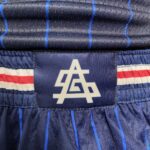 Kit Conjunto Camiseta Regata e Bermuda Short  Basquete NBA All-Star Game Time Leste 34 Giannis Antetokounmpo Statement Edition Jordan Azul 2024 - Imagem 17