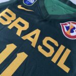 Camiseta Regata Basquete Brasil Gui Santos 11 Verde 2024 Nike - Imagem 20